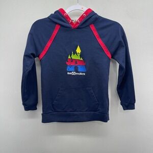 Disney Parks 2020 Hoodie Youth Medium Blue Walt Disney World Pluto Castle‎